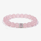 Pure Heart Rose Quartz Bracelet