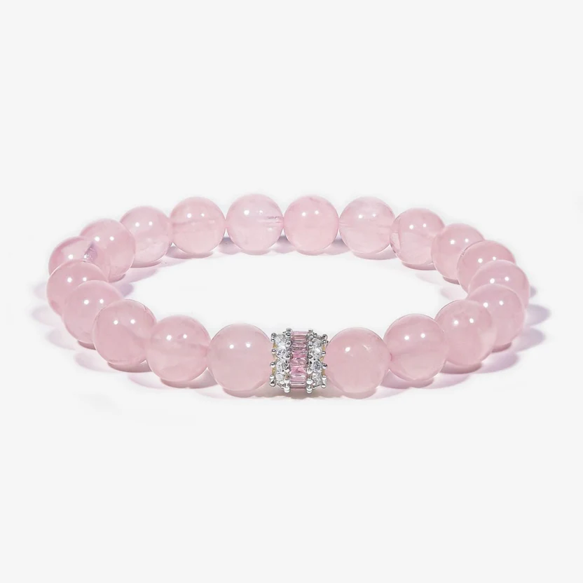 Pure Heart Rose Quartz Bracelet