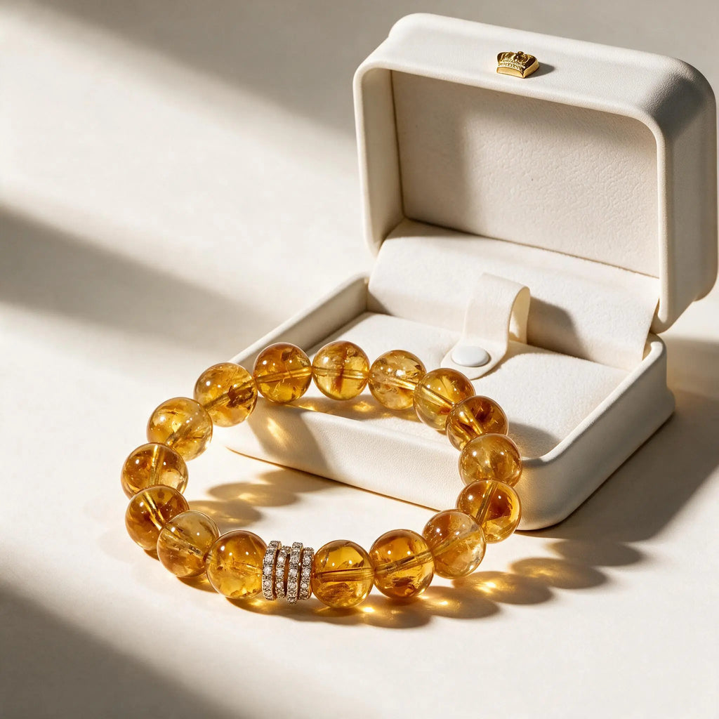 Brazilian Citrine Bracelet – Choose Your Centerpiece
