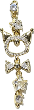 Gold-Filled Zirconia Rebel Pixie Tassel Dangle