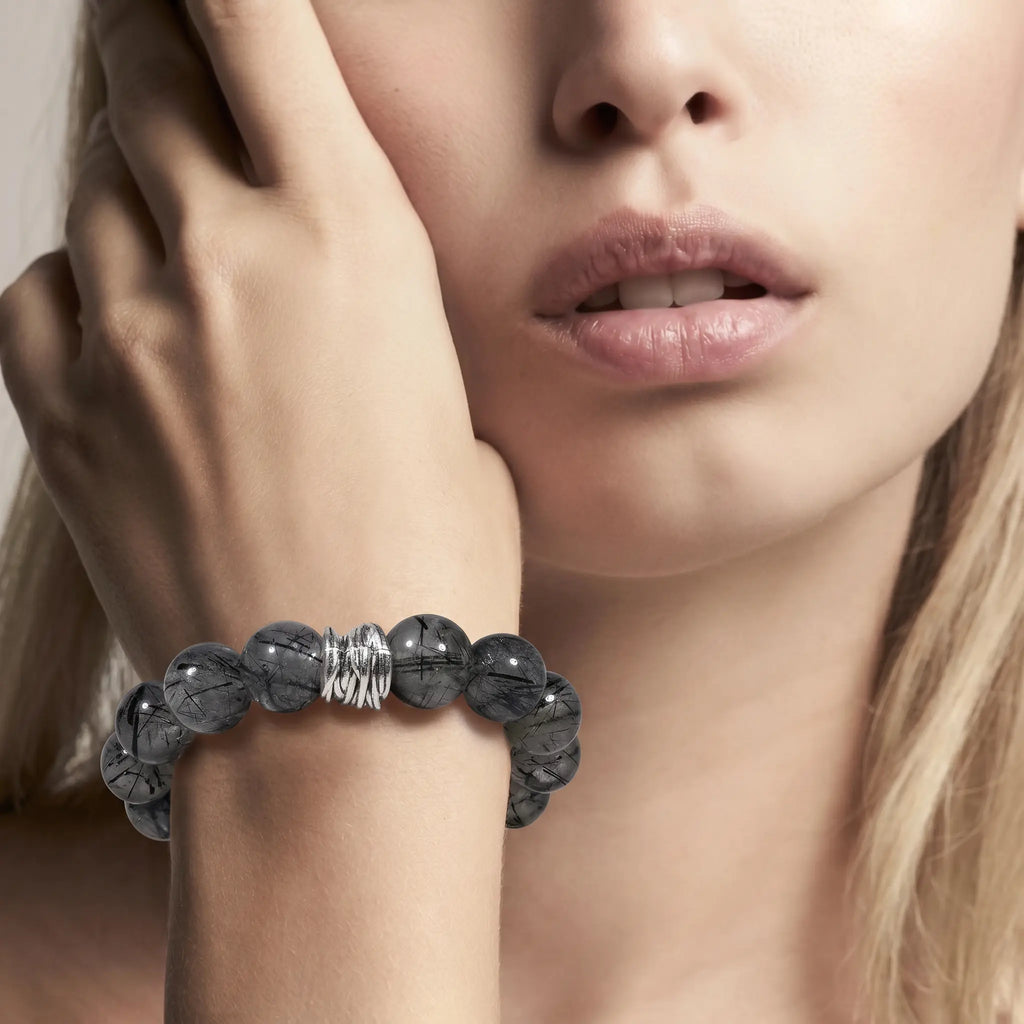 Guardian Black Rutile Quartz Bracelet