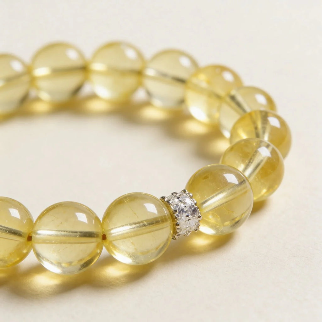Luminous Lemon Quartz Bracelet