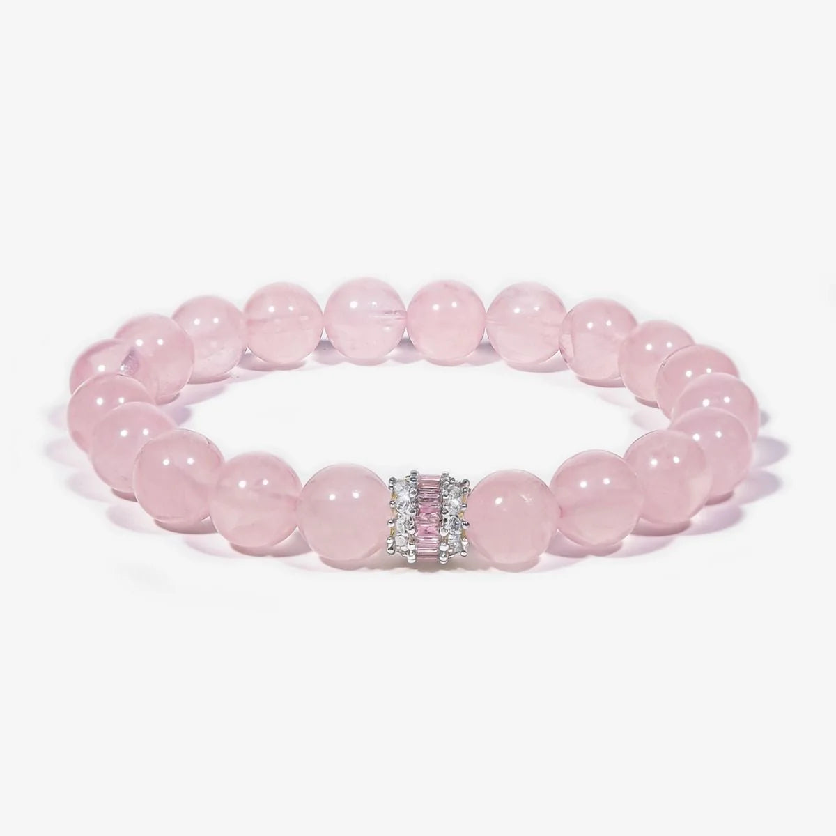 Madagascar Rose Quartz Beaded Bracelet