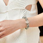 Mystic Forest Green Phantom Quartz Bracelet