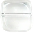 Natural Clear-Quartz Cushion Spacer Bead