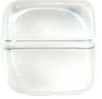Natural Clear-Quartz Cushion Spacer Bead
