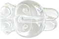 Natural Clear-Quartz Floppy-Eared Bunny Totem