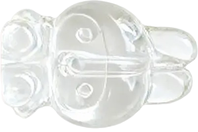 Natural Clear-Quartz Floppy-Eared Bunny Totem