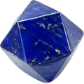Natural Lapis Lazuli Faceted Polyhedron Bead