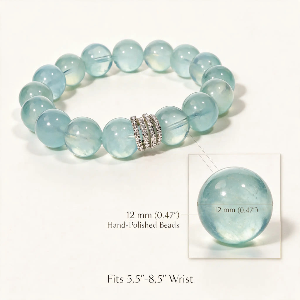 Ocean Calm Aquamarine Bracelet