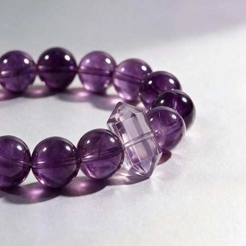 Armband „Serene Amethyst-Säule“