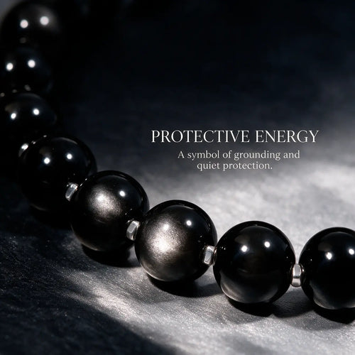 Obsidian-Armband „Stiller Wächter“