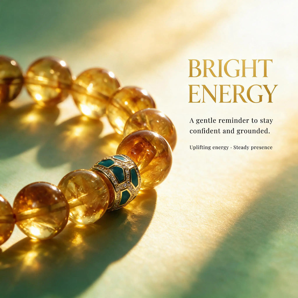Amber Glow Citrine Bracelet