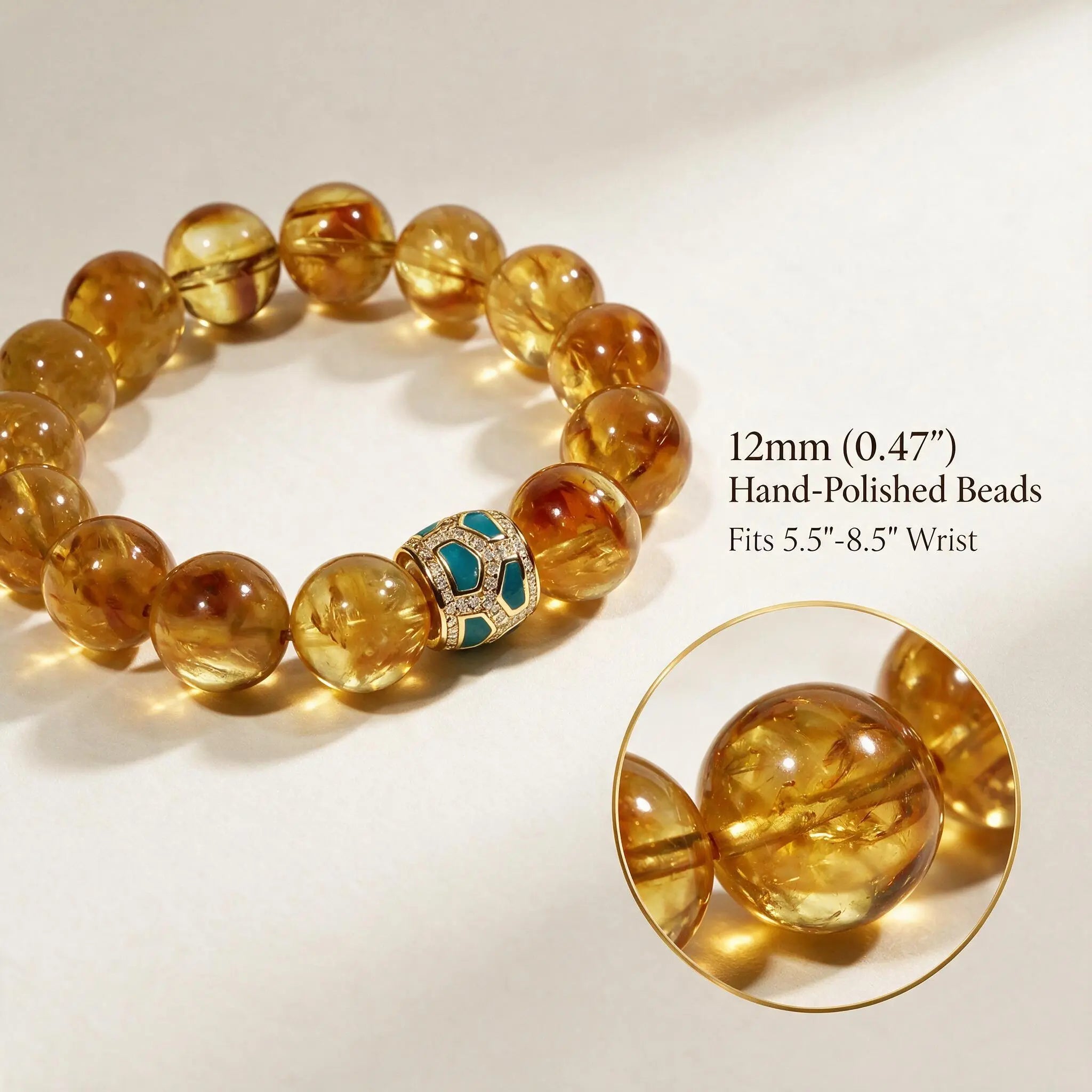 Amber Glow Citrine Bracelet