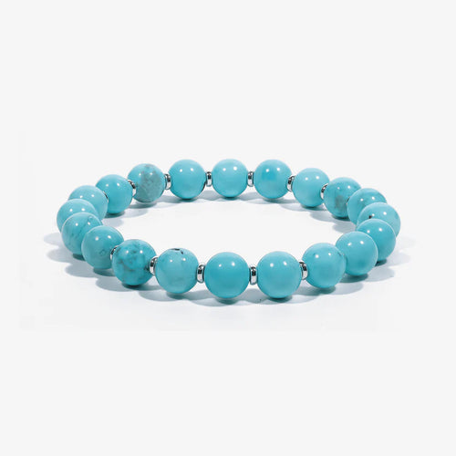 Studio product shot of Skybound Turquoise Bracelet isolated on a clean white background.